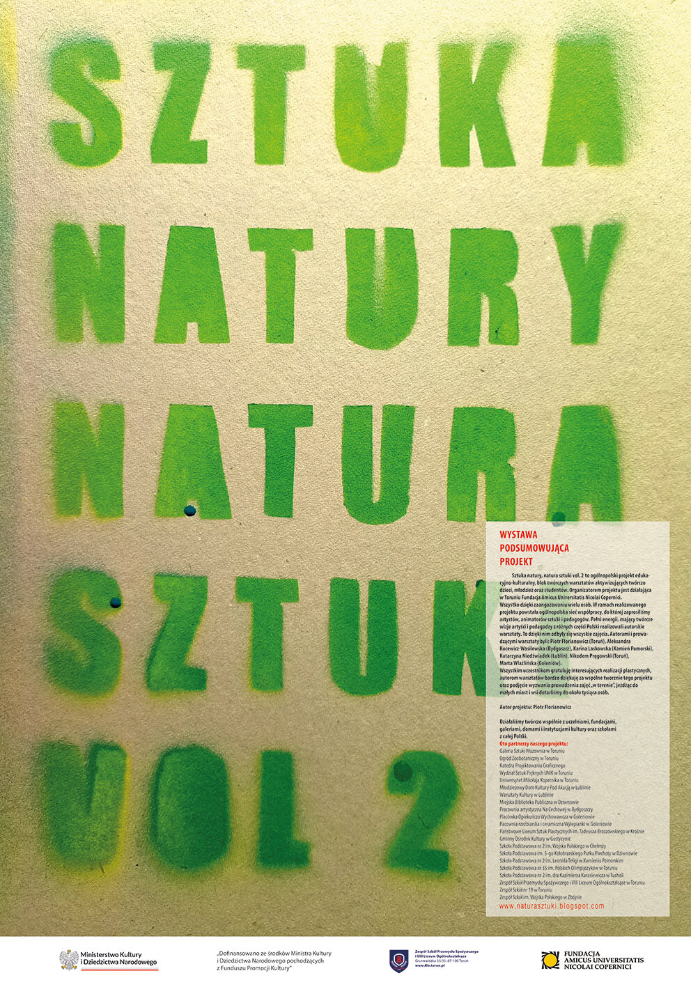 Plakat wystawy Sztuka natury, natura sztuki vol.2